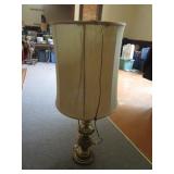 Brass Lamp with Shade