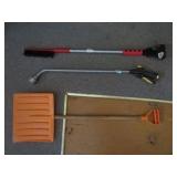 Snow Shovel / Window Scraper / Sprayer Hose
