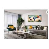 A62050 Baisuwallart Abstract World Map Canvas