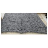 Two Sparrows gray throw 52" x 56" with laundry