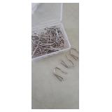 NEW 50 Pack Metal Curtain/Shower PinsColor: