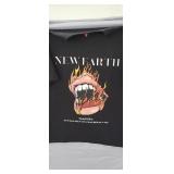 NEW Black T-Shirt Size: M Saying on shirt