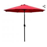 Red Patio Umbrella - Opened and inspected new in