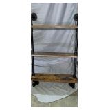 NEW PIPE SHELFColor: Rustic Brown &