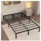New IRONSTONE Queen Bed Frame, 14 Inch Platform