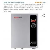 thermomate Electric Tankless Water Heater, 11kW