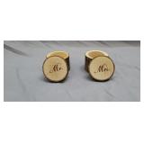 NEW "Mr. & Mrs." Tea light holdersWoodApprox