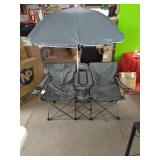 New Double Seat Folding Chairs with Umbrella and