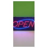 LED ILLUMINATED OPEN SIGN