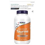 NOW Supplements, Taurine 1,000 mg, Double