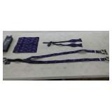 HISSERN PAISLEY FLORAL ADJUSTABLE BRACES