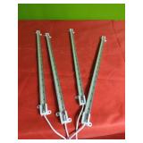 4 New 17" LED Grow Lights,& Mounting Hardware