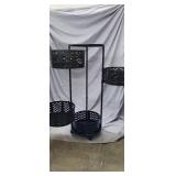 NEW Rotating Cylinder 4 Tier ShelfColor: Black