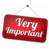 **Important** Please Read**