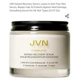 JVN Instant Recovery Serum, Leave-In Anti Frizz