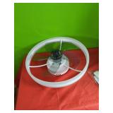 Sleek Ceiling Fan with Light Has Remote. Tested