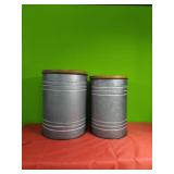 2 New Really Nice Galvanized Storage Tables or