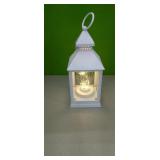 White Lantern  4" x11"   NEW IN BOx