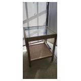 NEW GLASS TOP Side Table