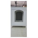 NEW White Cat Litter Box ENCLOSUREMeasurements: