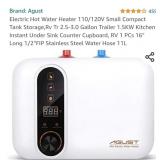 Electric Hot Water Heater 110/120V Small Compact