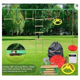 Ninja Warrior Obstacle Course for Kids - 60FT