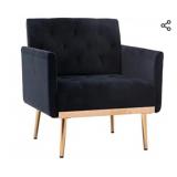Olela Velvet Accent Chair with Arms for Living