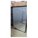 NEW Black Rectangular MirrorMeasurements: 30" x