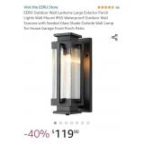 EERU Outdoor Wall Lanterns Large Exterior Porch