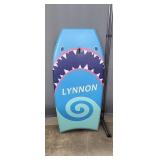 NEW LYNNON SHARK FACE BODY BOARD with ankle/