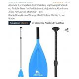 Abahub 1 x 3 Section SUP Paddles, Lightweight