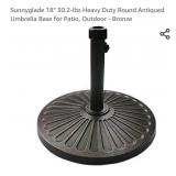 Sunnyglade 18" 30.2-lbs Heavy Duty Round Antiqued