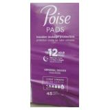 Poise pads (45 pads  per package )