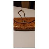 MEEKER  LEATHER PURSE..HAND TOOLED