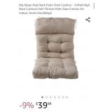 Big Hippo High Back Patio Chair Cushion - Tufted