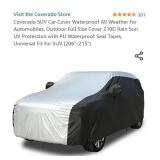 Coverado SUV Car Cover Waterproof All Weather for