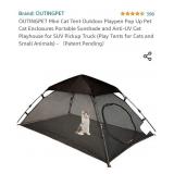 OUTINGPET Mini Cat Tent Outdoor Playpen Pop Up