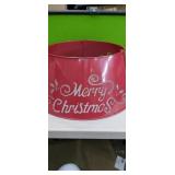 GLITZHOME.  Galvanized Cutout Metal Christmas