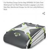 NEW SPEMER Car Rooftop Cargo Carrier BagExpands