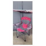 NEW Alpha Camp Lawn Chair w/ CanopyColor: Red &