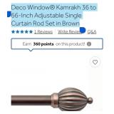 Deco Window® Kamrakh 36 to 66-Inch Adjustable