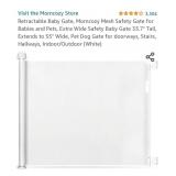 Retractable Baby Gate, Momcozy Mesh Safety Gate