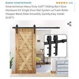 Smartxchoices Heavy Duty 6.6FT Sliding Barn Door