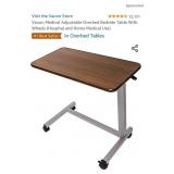Vaunn Medical Adjustable Overbed Bedside Table