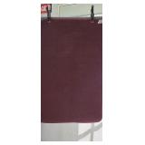 NEW Burgundy Door Mat w/ non slip grip