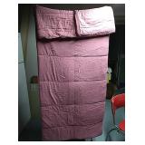 Wentzel mauve colored sleeping bag. In good shape
