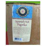 25lb Box Spanish Hot Paprika  $160Retail