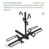 NEW MaxxHaul Hitch Mount 2 Bike - Bike Rack