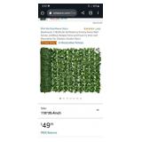 DearHouse 118x39.4in Artificial Ivy Privacy Fence