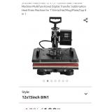 Heat Press 12"x 15" Combo Heat Transfer Machine
